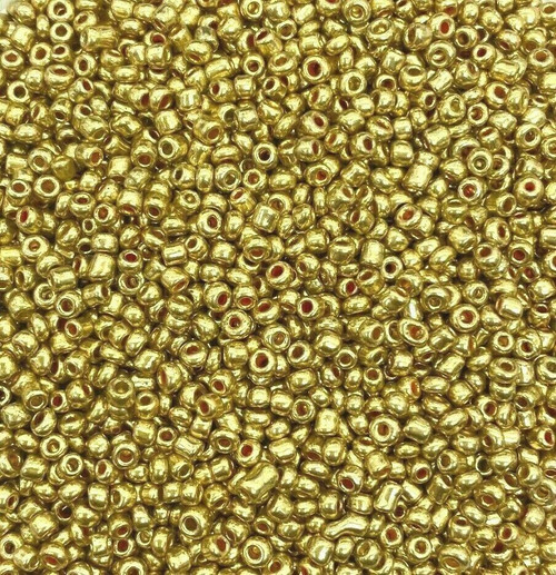 Gold Metallic 6/0 seed beads