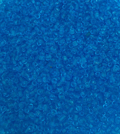 Turquoise Transparent 6/0 seed beads