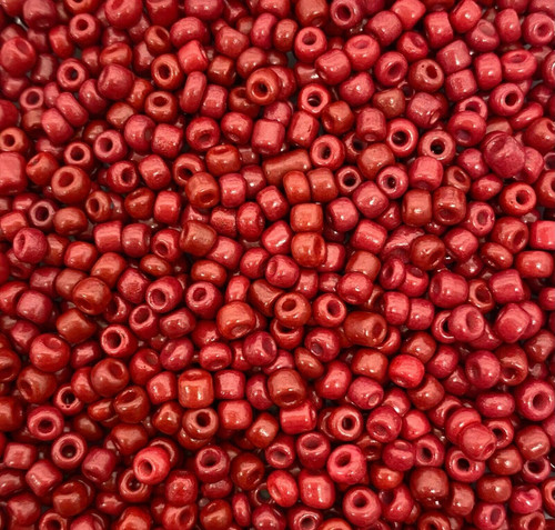 Burgundy Opaque 6/0 seed beads