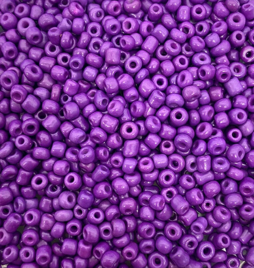 Violet Opaque 8/0 seed beads