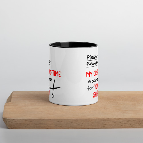 For Your Safety - Mug with Colour Inside