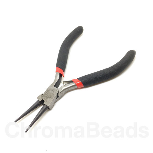 Jewellery Making Pliers - Round Nose, black handles