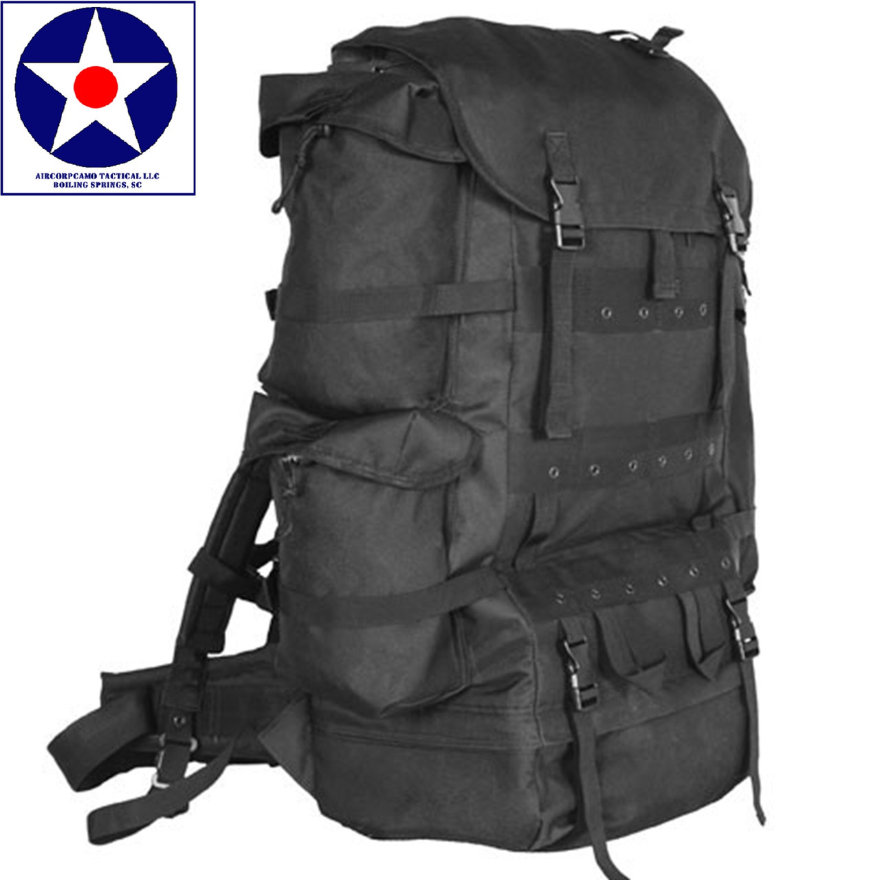 CFP-90 Ranger Rucksack Combat Pack - Internal Frame w/Day Pack - BLACK