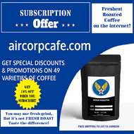 AIRCORPCAFE FREE COFFEE OFFER