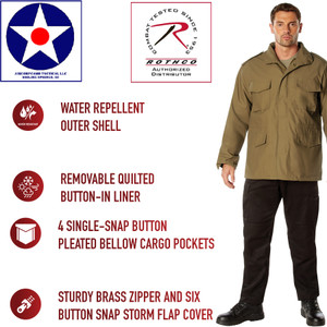 Coyote Brown - Rothco M-65 Field Jacket