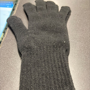 Cold Weather, TYPE II, CLASS II, Black Glove Liners, 100% Acrylic