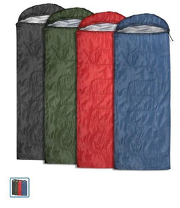 2.0 lbs. Lightweight Sleeping Bag
Red, Green, Royal Blue, Navy Blue