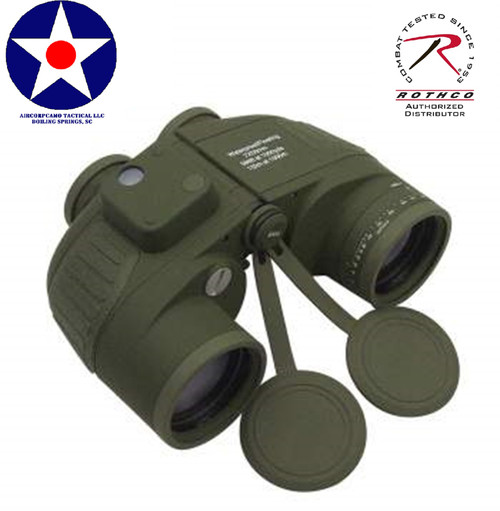 OLIVE DRAB GREEN - Rothco Military Type 7 x 50MM Binoculars