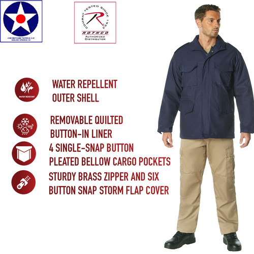 Navy Blue - Rothco M-65 Field Jacket