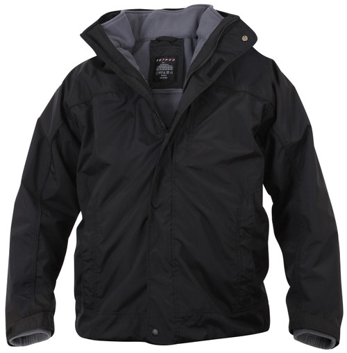 All Weather 3-In-1 Jacket-Black