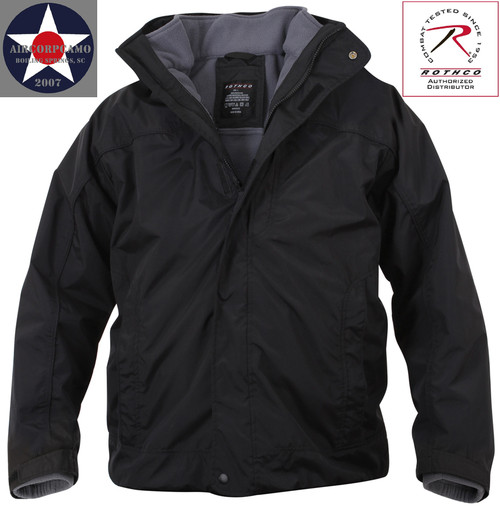 Rothco All Weather 3-In-1 Jacket - Black
