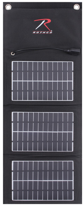 MOLLE Solar Panel with Power Bank is a versatile option to power your electronics while camping, hiking, and/or any other situation possible.