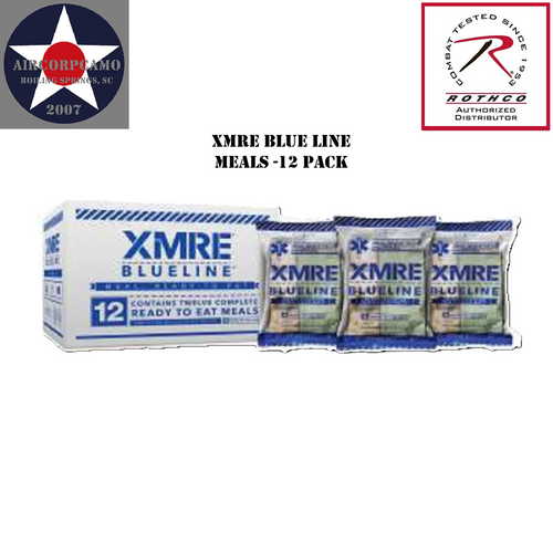 XMRE Blue Line Meals -12 Pack - No Heaters