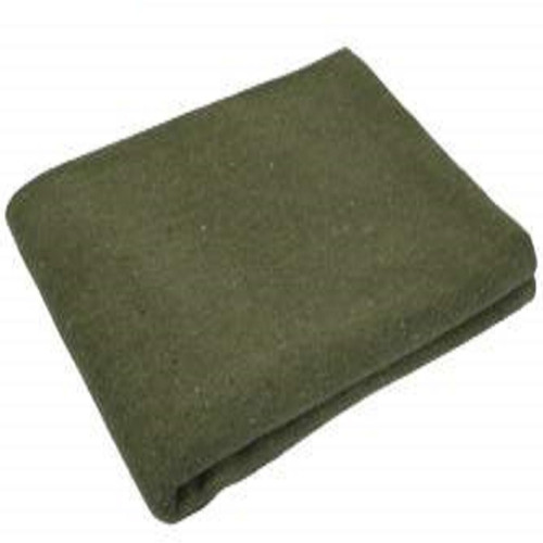Rothco Wool Rescue Survival Blanket-OD-66x90