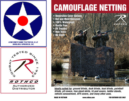 Ultra-Lite Camo Netting - Size: 3'10" x 9'10"