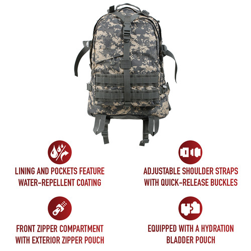Large Transport Pack - 35 Liter - ACU Digital Camo Pattern