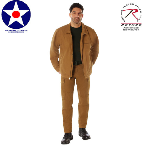 Getting the Job Done: Engineered to work alongside you on the frontlines, our Canvas Work Jacket is ready to tackle any challenge head on while offering extreme comfort, reliability, and a broken-in fit from the start. From lumberyards to warehouses, this hardworking jacket earns its keep.