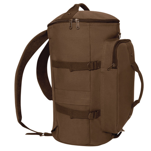 2-in-1 Design: Our Convertible Canvas Duffle Backpacks offer ample storage for travel accessories, clothing, outdoor gear, and everyday carry essentials. The military travel bag is designed to easily switch between a duffle bag and backpack for flexible carrying options, ensuring you are ready for any adventure.
