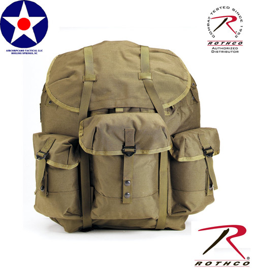 Olive Drab Green-Rothco G.I. Type Enhanced Alice Pack With Frame