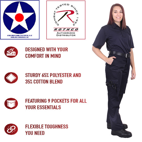 Rothco Women's EMT Pants - Midnight Navy Blue