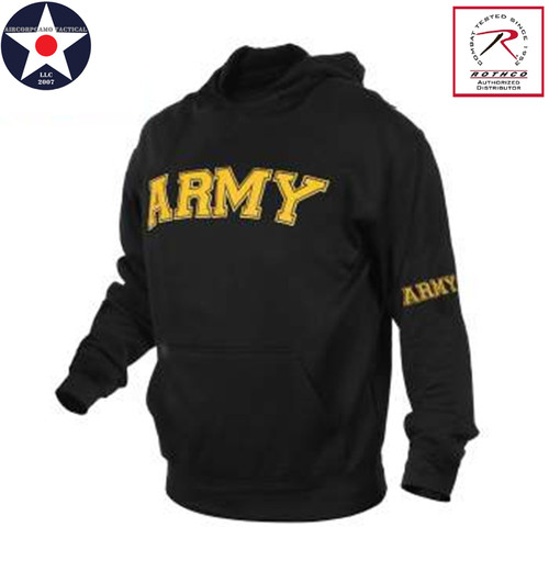 Rothco Army Pullover Hoodie - Black