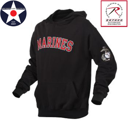 Rothco Embroidered Pullover Hoodies - Marines