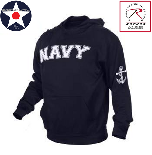 Rothco Embroidered Pullover Hoodies - Navy