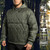 Quilted Woobie Hooded Sweatshirt-Olive Drab