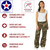 Rothco Women's Vintage Paratrooper Fatigue Pants-Woodland Camo