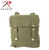 Heavyweight Canvas Musette Bag-Olive drab green