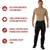 Relaxed Fit Zipper Fly BDU Pants-Black