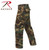 Relaxed Fit Zipper Fly BDU Pants-Woodland Camo