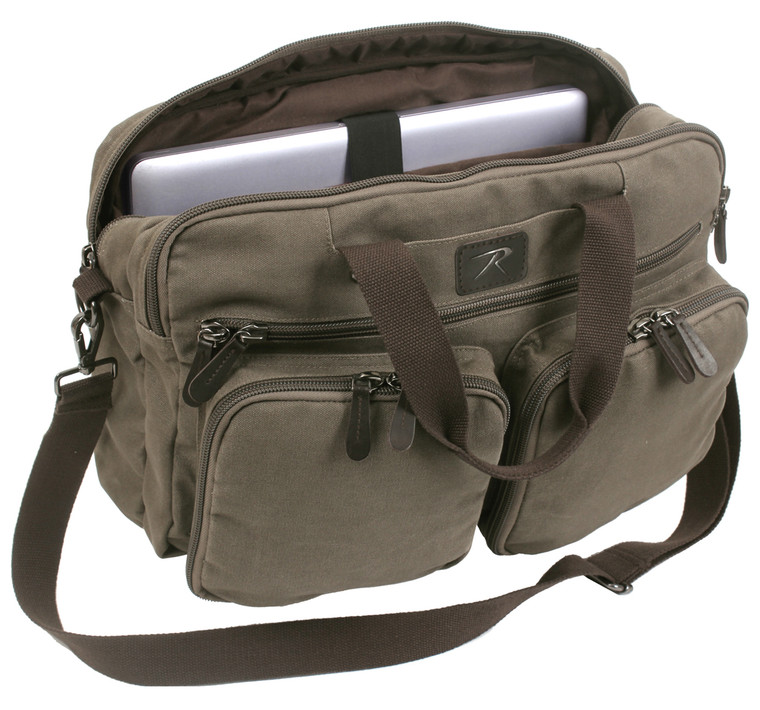 Spacious Compartments with Dedicated Laptop Protection: 2 main compartments include a padded laptop section with hook & loop closure for secure storage.