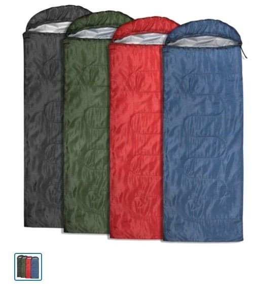 2.0 lbs. Lightweight Sleeping Bag
Red, Green, Royal Blue, Navy Blue