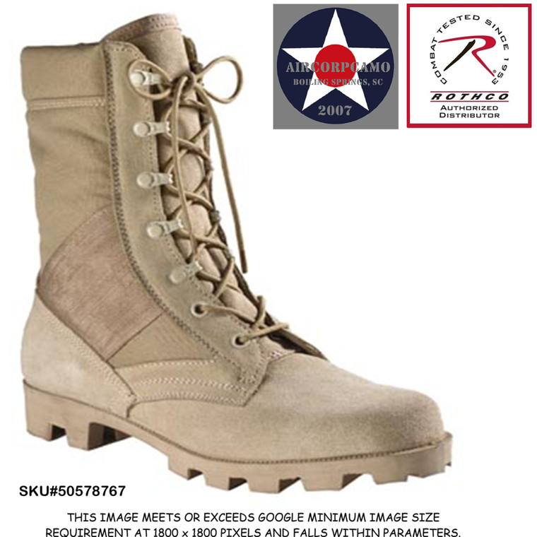Rothco Speedlace Jungle Boots - 8 Inch Desert Tan