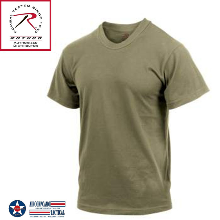 Army AR670-1 Approved 100% Cotton T-Shirt-AR 670-1 Coyote Brown