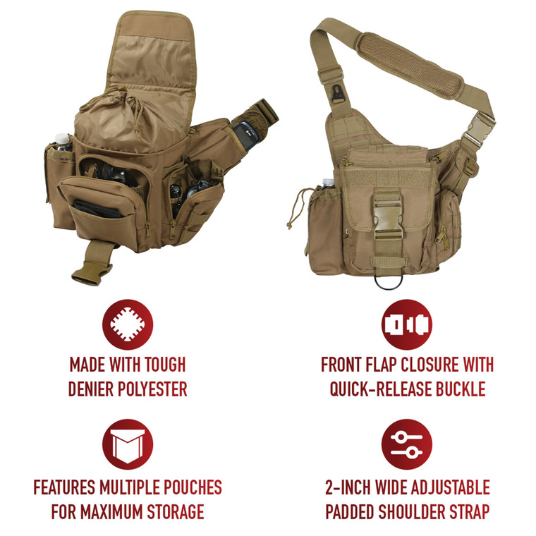 COYOTE BROWN Rothco Advanced Tactical Bags