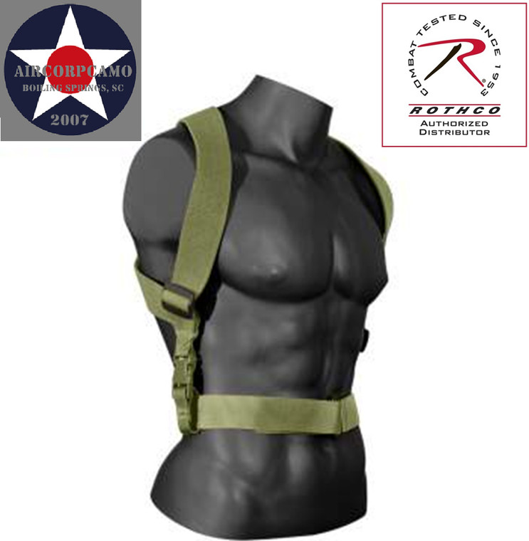 Rothco Combat Suspenders - Olive Drab