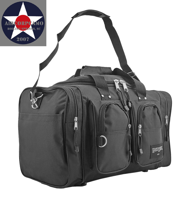 Spacious Main Compartment for Maximum Storage
The East West Black Duffle Bag features a large main compartment, providing ample space to fit your clothes, shoes, toiletries, and other essentials. Whether you’re packing for the gym, a business trip, or a weekend getaway, this bag ensures you have enough room for everything you need. The wide zippered opening allows easy access, so you can quickly grab your items without any hassle. With this roomy design, you can stay organized and travel with confidence.
