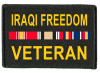 Iraqi Freedom Veteran Patch