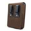 Brown Canvas Deer Holster for the Glock 22