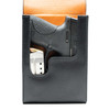 The M&P Shield 380 EZ Xtra Mag Black Leather Holster The M&P Shield 380 EZ Xtra Mag Black Leather Holster