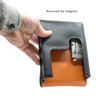 The M&P Shield 380 EZ Xtra Mag Black Leather Holster The M&P Shield 380 EZ Xtra Mag Black Leather Holster