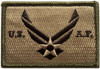 Subdued Air Force Tactical Patch Subdued Air Force Tactical Patch