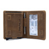 Brown Freedom Series Leather Wallet Brown Freedom Series Leather Wallet