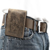Sig P365 X-Macro Saddle Leather Embossed Horse Holster