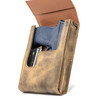 The M&P Shield X Xtra Mag Brown Leather Holster