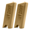 Two Pack of Tan Magazine Covers for Smith & Wesson M&P Shield 45
