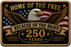 Patch Home of the free 250