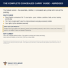 The Complete Concealed Carry Guide — Abridged